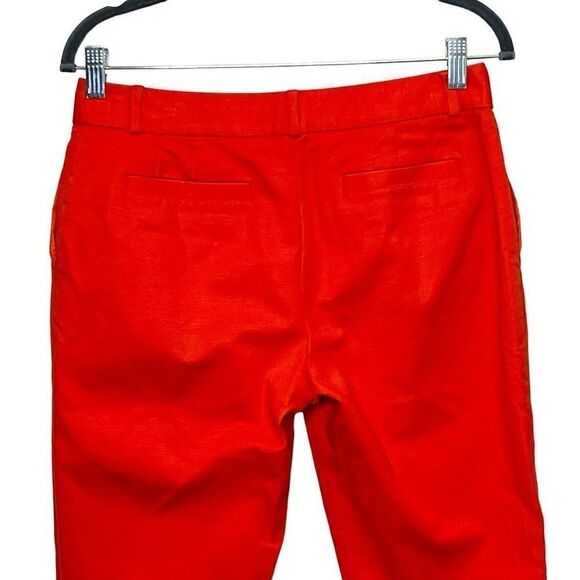 Kate Spade orange Davis skinny crop pants size approximately 4 - Picture 5 of 16